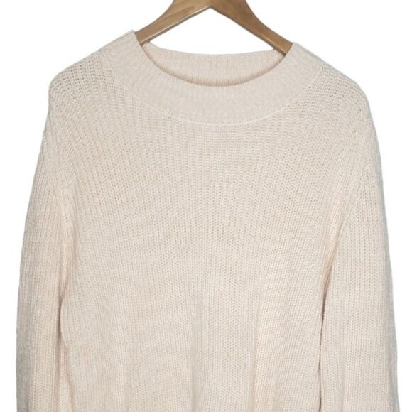 City Chick pink chunky knitted oversize sweater laced up sleeves plus size 20 - Picture 2 of 6